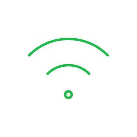 Wifi icon set. signal vector icon. Wireless  icon vectorのイラスト素材