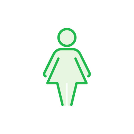 Female icon set. woman icon vectorのイラスト素材