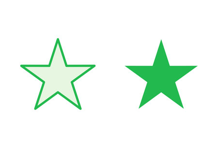 Star Icon set. rating icon vector. favourite star iconのイラスト素材