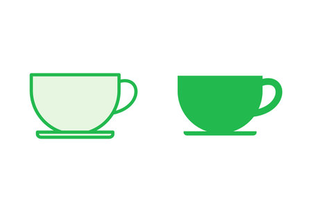Coffee cup icon set. cup a coffee icon vector.のイラスト素材
