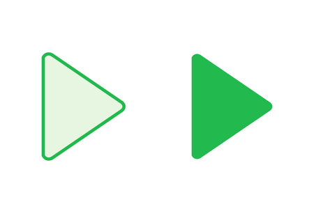 Play Icon set. Play button vector iconのイラスト素材
