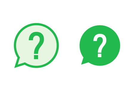 Question icon set. question mark icon vector.のイラスト素材