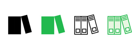 Library icon set. education icon vectorのイラスト素材