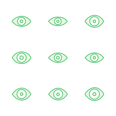 Eye icon set. Eye vector icon. Look and Vision icon.のイラスト素材