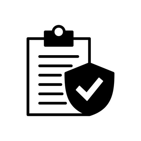 Insurance icon vector. insurance symbol vectorのイラスト素材