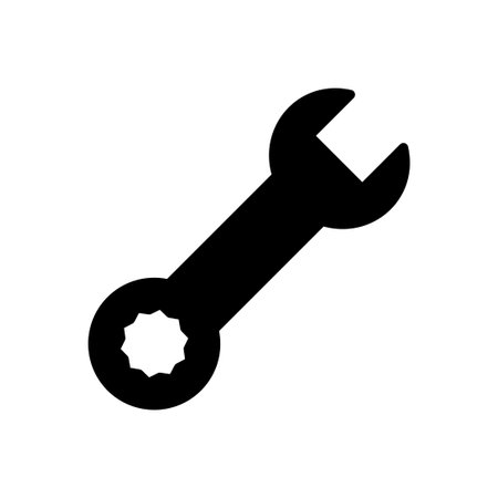 Wrench icon vector. repair icon vector. tools icon vectorのイラスト素材