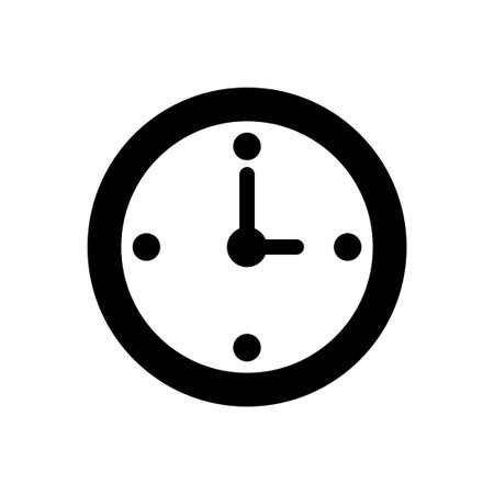 Clock icon vector. Time icon vector. watch icon symbolのイラスト素材