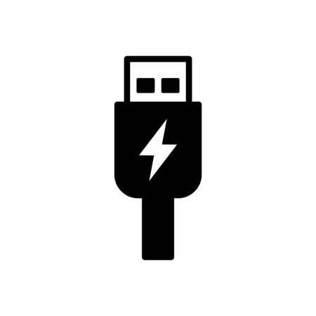 Usb icon vector. Flash disk icon vectorのイラスト素材