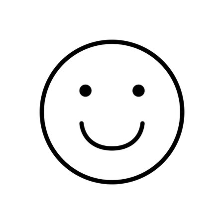 smile icon vector. smile emoticon icon. feedbackのイラスト素材