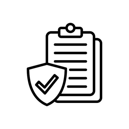 Insurance icon vector. insurance symbol vectorのイラスト素材