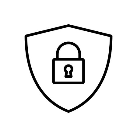 Security icon vector. protection icon. privacy. vpnのイラスト素材