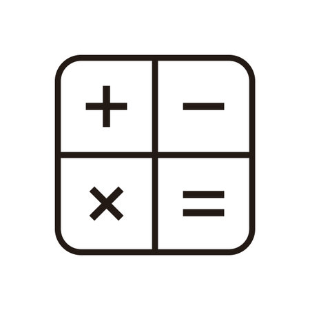 Calculator icon vector. Accounting calculator icon. calculator vectorのイラスト素材