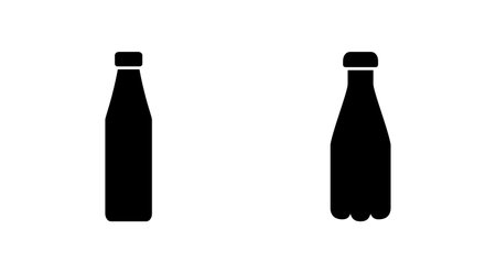 Bottle icon set. bottle vector iconのイラスト素材