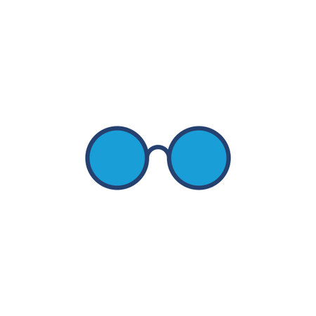 Glasses icon vector. Glasses vector iconのイラスト素材