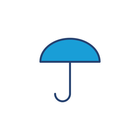 Umbrella icon vector. umbrella sign iconのイラスト素材
