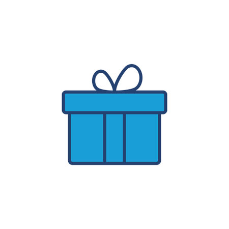 Gift icon vector. gift vector icon. birthday giftのイラスト素材