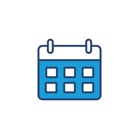 Calendar icon vector. Calender symbol. calendar vector iconのイラスト素材