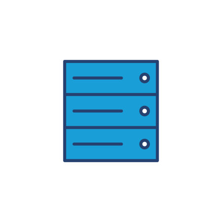 Database icon vector. database vector iconのイラスト素材