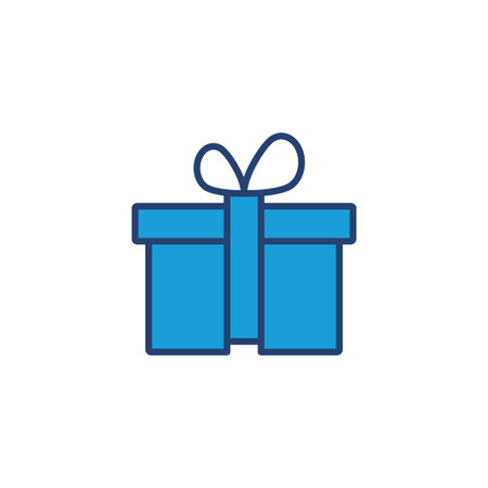 Gift icon vector. gift vector icon. birthday giftのイラスト素材