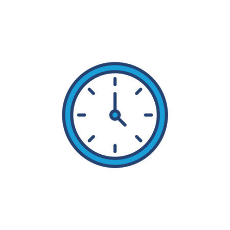 Clock icon vector. Time icon vector. watch icon symbolのイラスト素材