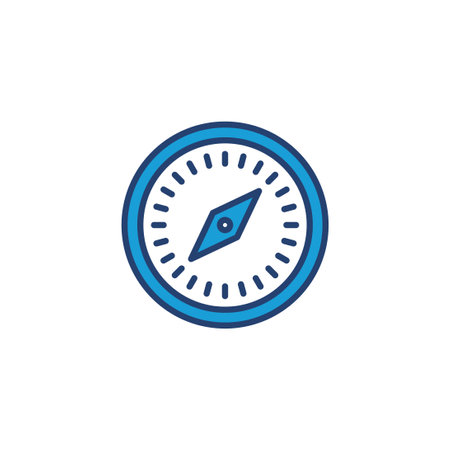 Compass icon vector. arrow compass icon vectorのイラスト素材