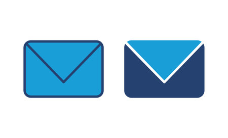 Mail icon vector. email icon vector. E-mail icon. Envelope illustrationのイラスト素材