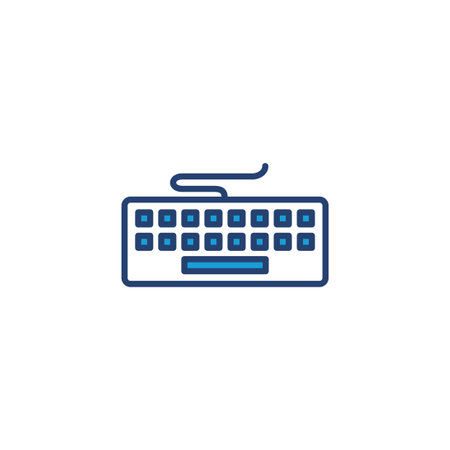 Keyboard icon vector. keyboard vector symbolのイラスト素材
