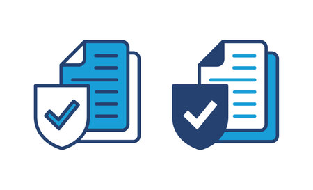 Insurance icon vector. insurance symbol vectorのイラスト素材