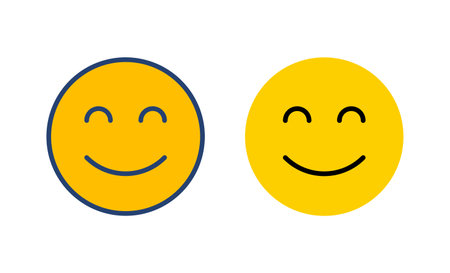 smile icon vector. smile emoticon icon. feedbackのイラスト素材