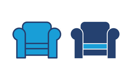 Sofa icon vector. sofa icon illustrationのイラスト素材