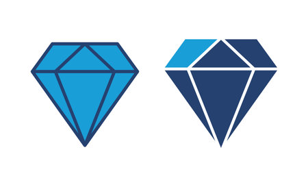 Diamond icon vector. diamond gems vector icon.のイラスト素材