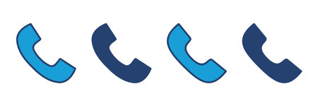 Call icon vector. telephone icon vector. phone icon vector. contact usのイラスト素材