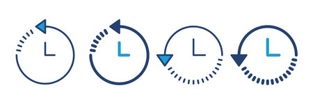 History icon vector. recent event historyのイラスト素材