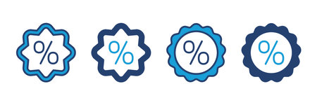 Discount icon vector. Discount tag icon.のイラスト素材