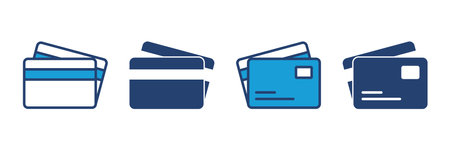 Credit card icon vector. Credit card payment icon vectorのイラスト素材