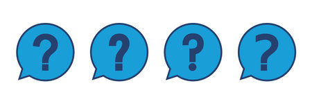 Question icon vector. question mark icon vector.のイラスト素材