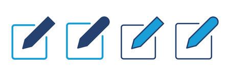Edit icon vector. edit document icon. edit text icon. pencil. sign up