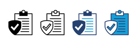 Insurance icon vector. insurance symbol vectorのイラスト素材