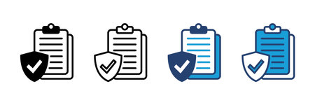 Insurance icon vector. insurance symbol vectorのイラスト素材