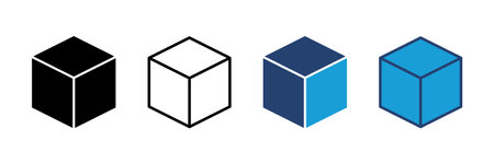 Box icon vector. box vector icon, package, parcelのイラスト素材