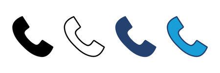 Call icon vector. telephone icon vector. phone icon vector. contact usのイラスト素材
