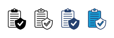 Insurance icon vector. insurance symbol vectorのイラスト素材