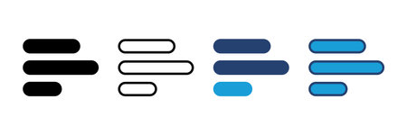 Menu Icon vector. web menu icon. hamburger menu symbolのイラスト素材