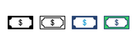 Money icon vector. Money vector icon.のイラスト素材