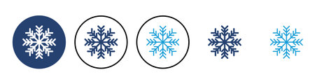 Snow icon vector. snowflake icon vectorのイラスト素材