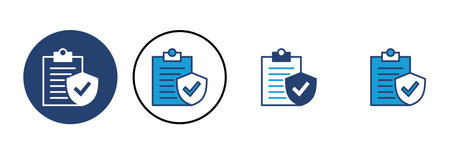 Insurance icon vector. insurance symbol vectorのイラスト素材