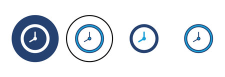 Clock icon vector. Time icon vector. watch icon symbol