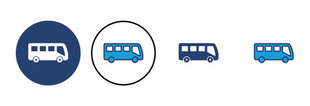 Bus icon vector. bus vector icon