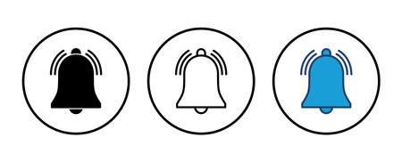 Bell Icon vector. Notification icon for your web site design
