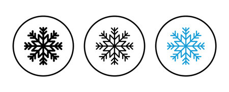 Snow icon vector. snowflake icon vector